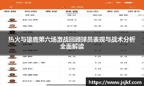 热火与雄鹿第六场激战回顾球员表现与战术分析全面解读